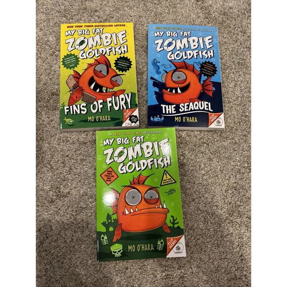 My Big Fat Zombie Goldfish Boxed Set of 3, LIke New - Picture 3 of 6